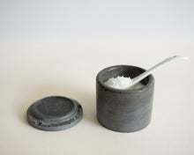 Load image into Gallery viewer, 2 Inch Concrete Salt Cellar Fancy Spice Jar
