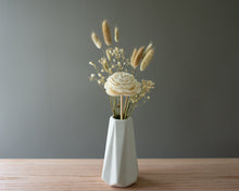 Load image into Gallery viewer, &quot;Zinni&quot; Minimalist Rough Textured Florist Vase
