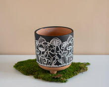 Load image into Gallery viewer, 5 Inch Terra Cotta Cylinder Mushroom Planter
