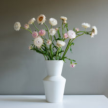 Load image into Gallery viewer, Scandinavian Style White Ceramic Vase
